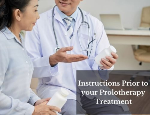 Instructions Prior to Your Prolotherapy Treatment